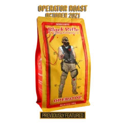 Black Rifle Coffee Company THE EXCLUSIVE COFFEE SUBSCRIPTION (ECS) 53 Black Rifle Coffee Company THE EXCLUSIVE COFFEE SUBSCRIPTION (ECS) -Black Rìle Coffee Shop 210706 intl trinitystevens operator flat bottom coffee bag front ecs previous