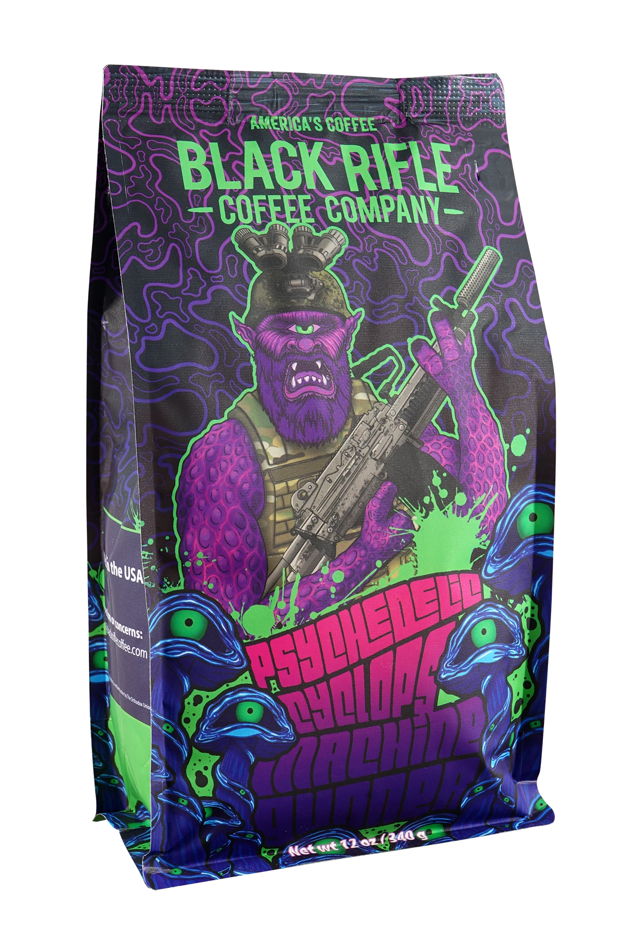 Black Rifle Coffee Company Psychedelic Machine Gunner Roast 3 Black Rifle Coffee Company Psychedelic Machine Gunner Roast