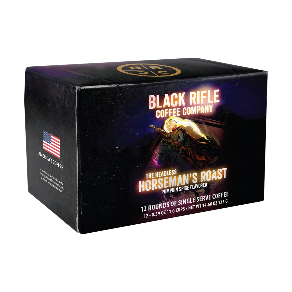 Black Rifle Coffee Company Headless Horseman's Coffee Rounds 4 Black Rifle Coffee Company Headless Horseman's Coffee Rounds - Image 2
