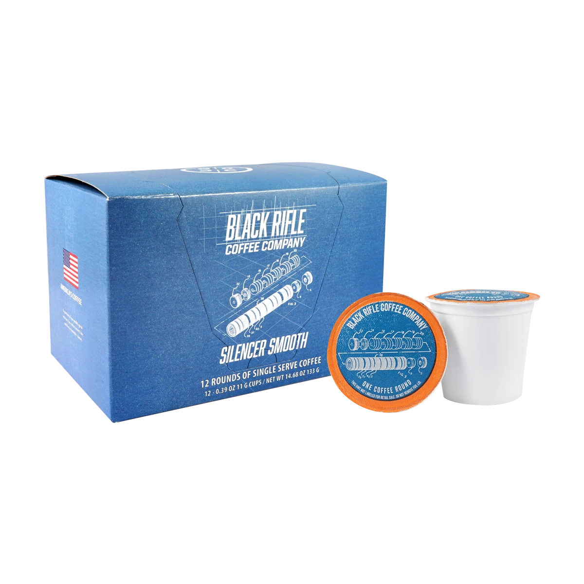 Black Rifle Coffee Company Silencer Smooth Coffee Rounds 4 Black Rifle Coffee Company Silencer Smooth Coffee Rounds - Image 2