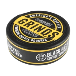 Black Rifle Coffee Company BRCC x Grinds 10 Black Rifle Coffee Company BRCC x Grinds -Black Rìle Coffee Shop 220207 intl trinitystevens brcc grinds coffee pouches side angle 1200