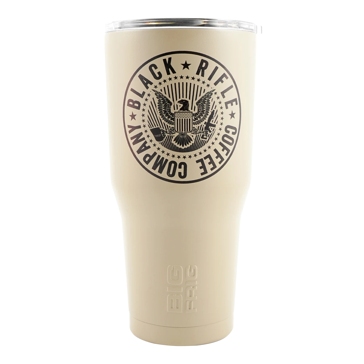 Black Rifle Coffee Company Big Frig 30 oz Tan COTUS Logo Tumbler 3 Black Rifle Coffee Company Big Frig 30 oz Tan COTUS Logo Tumbler