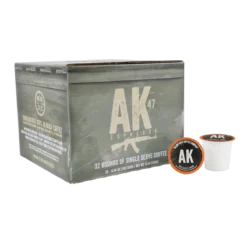 Black Rifle Coffee Company AK-47 Espresso Blend Coffee Rounds -Black Rìle Coffee Shop 32CT AK FRONT ROUNDS
