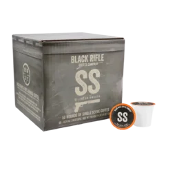 Black Rifle Coffee Company Silencer Smooth Coffee Rounds 10 Black Rifle Coffee Company Silencer Smooth Coffee Rounds -Black Rìle Coffee Shop 32CT SS FRONT ROUNDS