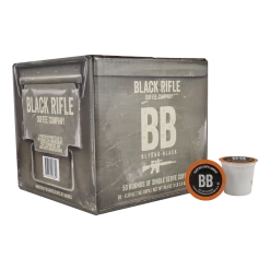 Black Rifle Coffee Company Beyond Black Coffee Rounds -Black Rìle Coffee Shop 50CT BB FRONT ROUNDS