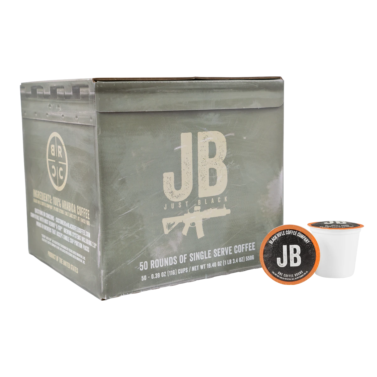 Black Rifle Coffee Company Just Black Coffee Rounds 7 Black Rifle Coffee Company Just Black Coffee Rounds - Image 5