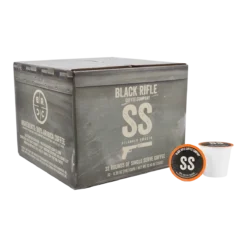 Black Rifle Coffee Company Silencer Smooth Coffee Rounds 9 Black Rifle Coffee Company Silencer Smooth Coffee Rounds -Black Rìle Coffee Shop 50CT SS FRONT ROUNDS