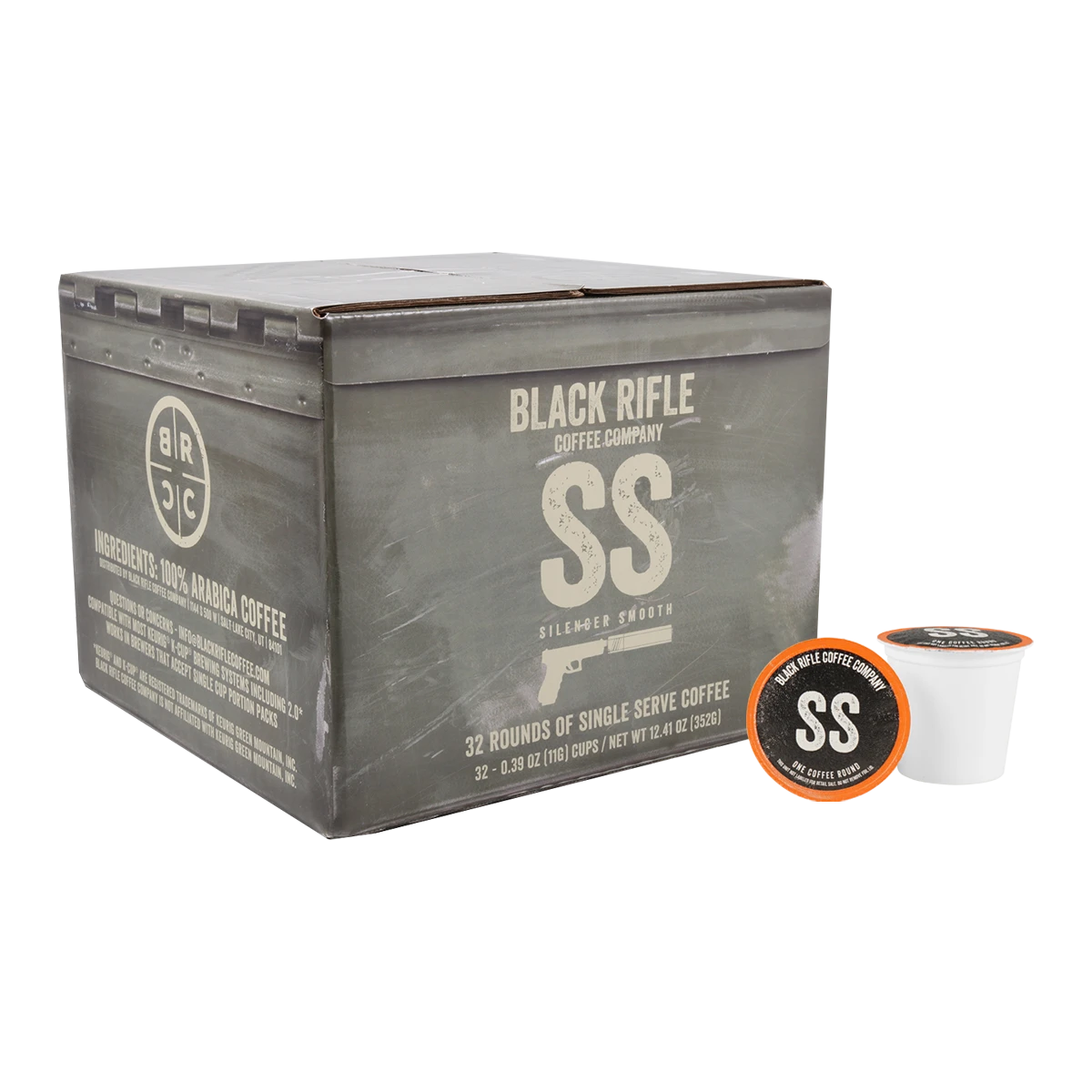 Black Rifle Coffee Company Silencer Smooth Coffee Rounds 5 Black Rifle Coffee Company Silencer Smooth Coffee Rounds - Image 3