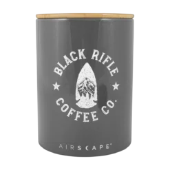 Black Rifle Coffee Company Gray Ceramic Airtight Container