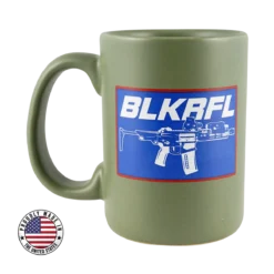 Black Rifle Coffee Company BLKRFL Mug 9 Black Rifle Coffee Company BLKRFL Mug -Black Rìle Coffee Shop BLKRFL RWB GREEN MUG FRONT 1200 MIA bda6980c 76a6 4b25 890a 2b5a8a27e0b1