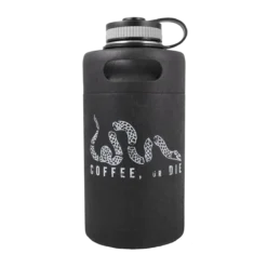 Black Rifle Coffee Company BRCC Vintage Logo Textured Growler - Matte Black