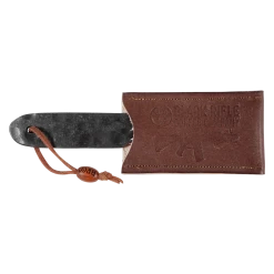 Black Rifle Coffee Company BRCC Grizzly Forge Bag Opener -Black Rìle Coffee Shop BRCC GRIZZLY FORGE BAG OPENER KNIFE IN SHEATH FRONT 1200