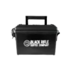 Black Rifle Coffee Company BRCC Coffee Can - Black 1 Black Rifle Coffee Company BRCC Coffee Can - Black -Black Rìle Coffee Shop Black Ammo Can Front 1