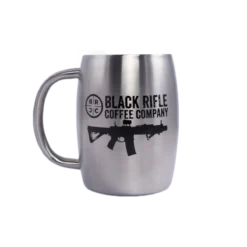 Black Rifle Coffee Company BRCC Classic Logo Stainless - Steel Mug 10 Black Rifle Coffee Company BRCC Classic Logo Stainless - Steel Mug -Black Rìle Coffee Shop Brcc classic logo mug front