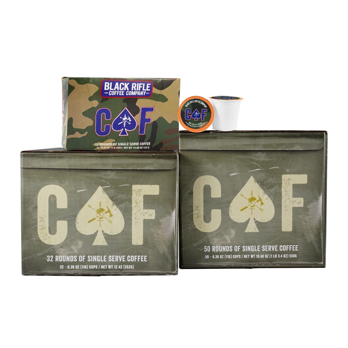 Black Rifle Coffee Company CAF Coffee Rounds 3 Black Rifle Coffee Company CAF Coffee Rounds