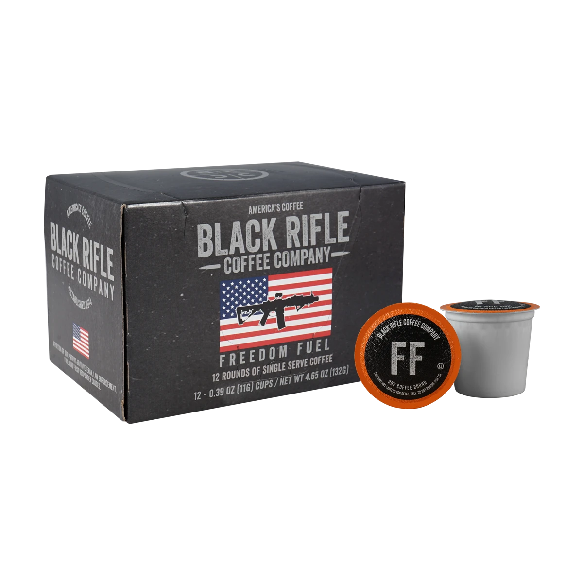 FREEDOM_FUEL_12CT.png Black Rifle Coffee Company Freedom Fuel Coffee Rounds -Black Rìle Coffee Shop FREEDOM FUEL 12CT