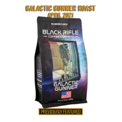 Black Rifle Coffee Company THE EXCLUSIVE COFFEE SUBSCRIPTION (ECS) 59 Black Rifle Coffee Company THE EXCLUSIVE COFFEE SUBSCRIPTION (ECS) -Black Rìle Coffee Shop GALACTIC GUNNER ECS PREVIOUSLY FEATURED
