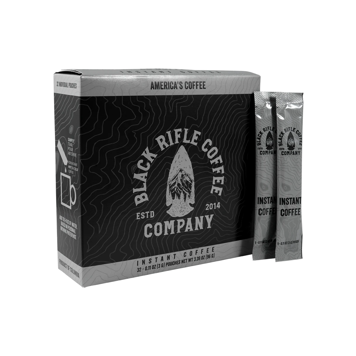 Black Rifle Coffee Company BRCC Instant Coffee, 32 ct 3 Black Rifle Coffee Company BRCC Instant Coffee, 32 ct