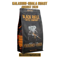 Black Rifle Coffee Company THE EXCLUSIVE COFFEE SUBSCRIPTION (ECS) 68 Black Rifle Coffee Company THE EXCLUSIVE COFFEE SUBSCRIPTION (ECS) -Black Rìle Coffee Shop KALASHNI KOALA ECS FLAT BOTTOM COFFEE BAG PREVIOUSLY FEATURED