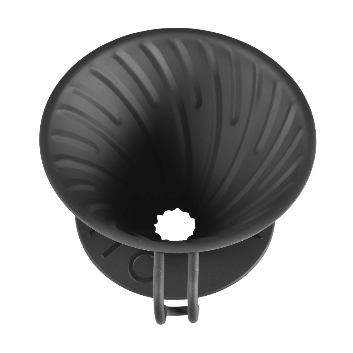 Black Rifle Coffee Company Hario V60 Metal Coffee Dripper 02 Matte Black 4 Black Rifle Coffee Company Hario V60 Metal Coffee Dripper 02 Matte Black - Image 2