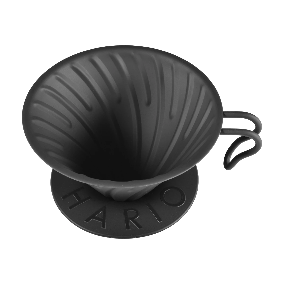 Black Rifle Coffee Company Hario V60 Metal Coffee Dripper 02 Matte Black 3 Black Rifle Coffee Company Hario V60 Metal Coffee Dripper 02 Matte Black