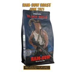 Black Rifle Coffee Company THE EXCLUSIVE COFFEE SUBSCRIPTION (ECS) 57 Black Rifle Coffee Company THE EXCLUSIVE COFFEE SUBSCRIPTION (ECS) -Black Rìle Coffee Shop RAM BOW ECS BAG FRONT ECS UPDATE PREVIOUS