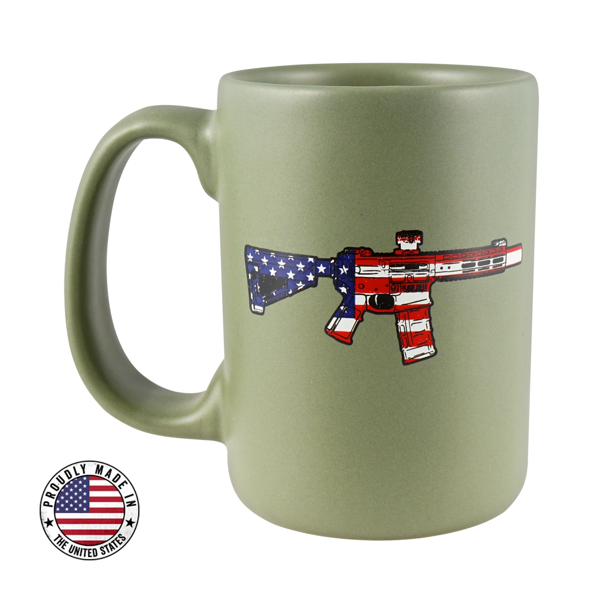 RWB_FLAG_SBR_MUG_FRONT_1200_MIA.png Black Rifle Coffee Company Gun Club Green Mug -Black Rìle Coffee Shop RWB FLAG SBR MUG FRONT 1200 MIA