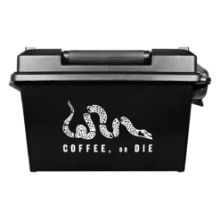 Black Rifle Coffee Company Coffee, Or Die Snake Ammo Can