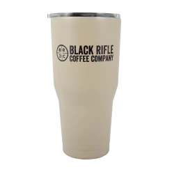Black Rifle Coffee Company SBR Flag Tumbler, BF, TAN, 30oz 4 Black Rifle Coffee Company SBR Flag Tumbler, BF, TAN, 30oz -Black Rìle Coffee Shop TAN SBR FLAG 30OZ BIG FRIG TUMBLER BACK 1200