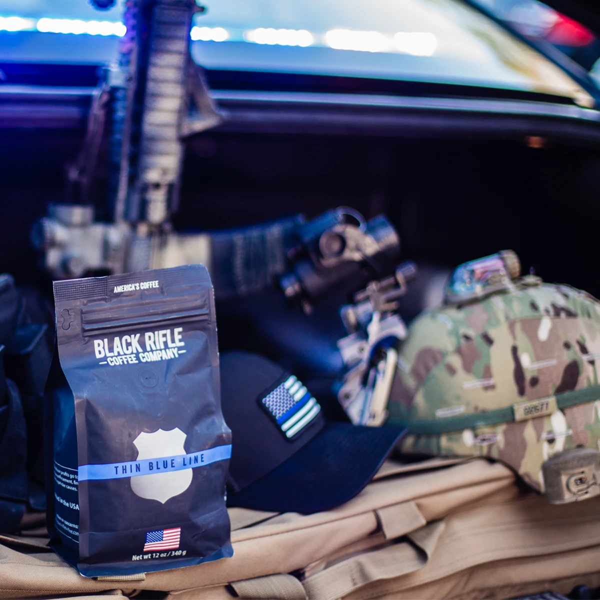 Black Rifle Coffee Company Thin Blue Line 4 Black Rifle Coffee Company Thin Blue Line - Image 2