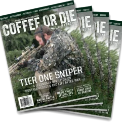 Black Rifle Coffee Company Coffee or Die Magazine - Winter Edition 2021 -Black Rìle Coffee Shop WNT22 CoverMockup