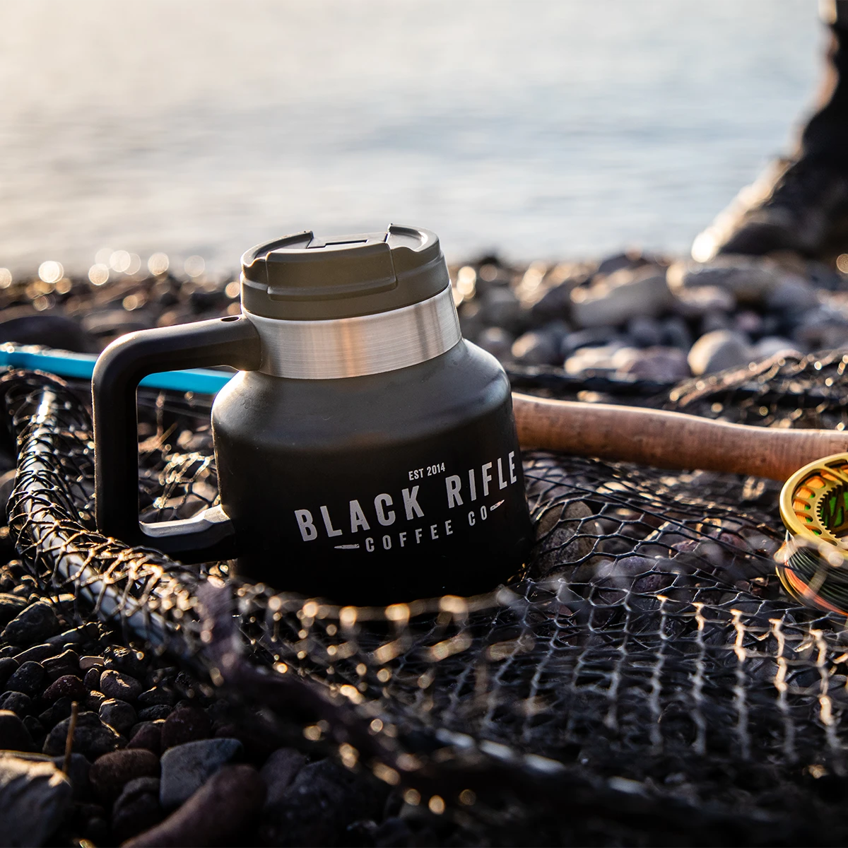 Black Rifle Coffee Company Stanley 20 oz BRCC Vintage Logo Adventure Mug 4 Black Rifle Coffee Company Stanley 20 oz BRCC Vintage Logo Adventure Mug - Image 2