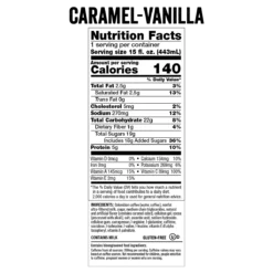 Black Rifle Coffee Company Ready To Drink 300 16 Black Rifle Coffee Company Ready To Drink 300 -Black Rìle Coffee Shop caramel vanilla nutrition label 1200