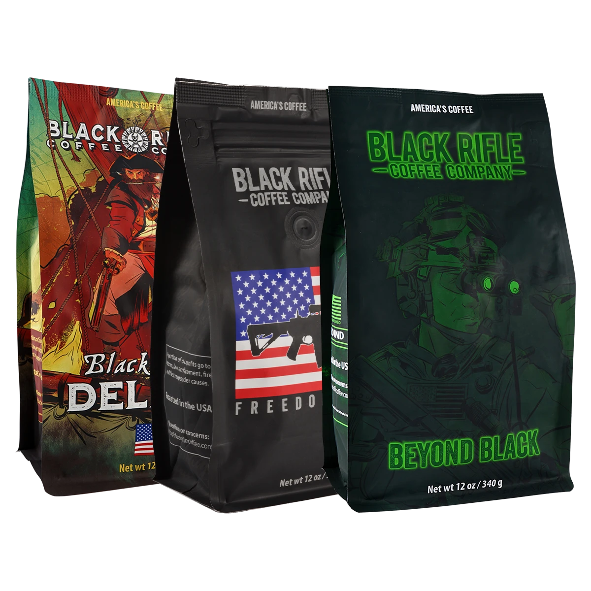 Black Rifle Coffee Company Dark Roast Bundle 3 Black Rifle Coffee Company Dark Roast Bundle
