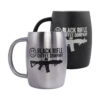 Black Rifle Coffee Company BRCC Classic Logo Stainless - Steel Mug 1 Black Rifle Coffee Company BRCC Classic Logo Stainless - Steel Mug -Black Rìle Coffee Shop dual steel mugs