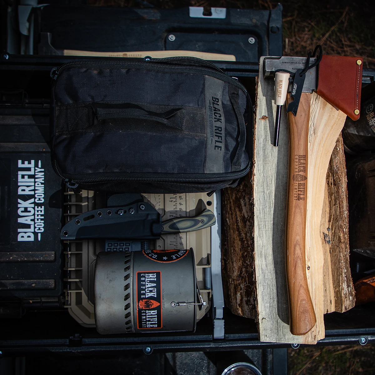 hatchetlifestyle1.png Black Rifle Coffee Company BRCC Survivalist Hatchet -Black Rìle Coffee Shop hatchetlifestyle1