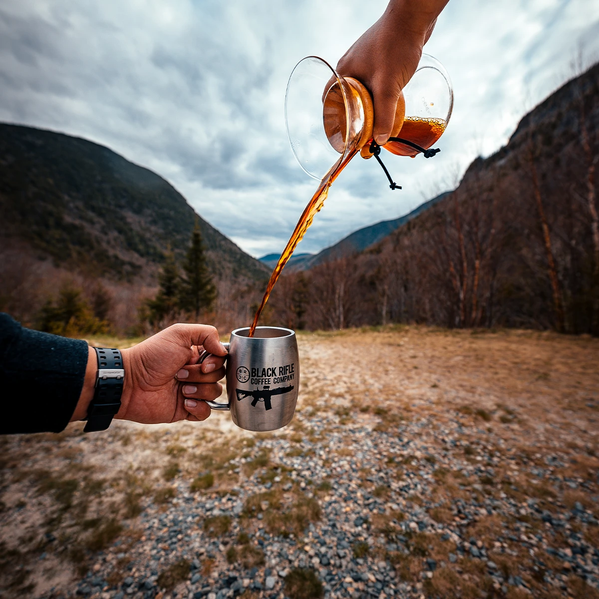 Black Rifle Coffee Company BRCC Classic Logo Stainless - Steel Mug 4 Black Rifle Coffee Company BRCC Classic Logo Stainless - Steel Mug - Image 2